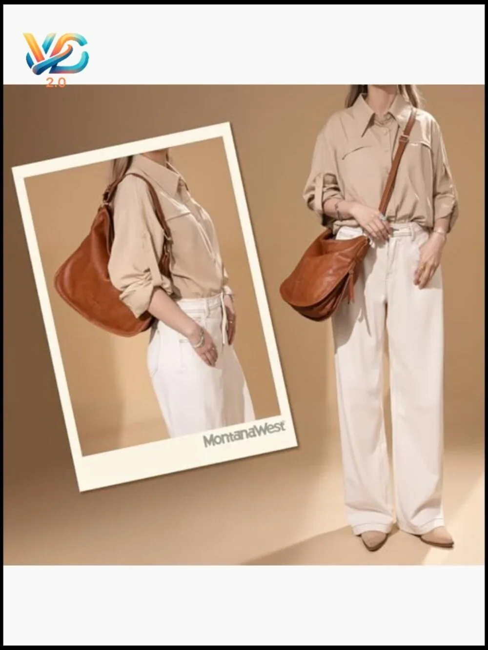 Vegan Leather Hobo Shoulder Bag Crossbody Purse Handbag Tote